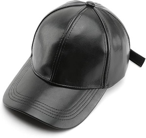 Casquette en cuir pour exercice quotidien, logo personnalisé, service OEM ODM, respirante, vente en gros, ajustement sécurisé, athlétisme, équitation, adulte, unisexe - Product Image 2