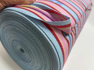 High Strength Medium <b>Weight</b> Nylon Woven Fabric Roll Durable Striped Textile Material <b>Bags</b> Luggage Outdoor Gear Upholstery - Product Image 2