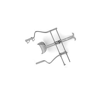 Écarteur abdominal auto-serrant réglable avec trois lames (petite, moyenne, grande) – Lames de 5 1/2 po, 7 po et 10 po – Instruments médicaux - Product Image 5