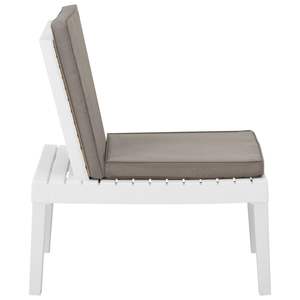 Silla de Jardín de Plástico Blanca con Fundas Extraíbles Estándar - Product Image 3
