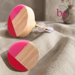 Beads Art Industrial <b>Ceramic</b> Pink Round Cabinet <b>Knobs</b> & Handles Eco-Friendly Easy Installation <b>for</b> Home Furniture - Product Image 1