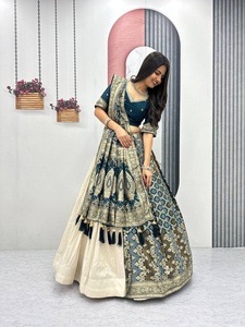 Wedding Special Trending Lehenga <b>Saree</b> Jacquard Silk Lehenga Choli Classic and Contemporary Traditional Bridal <b>Saree</b> for Wedding - Product Image 4