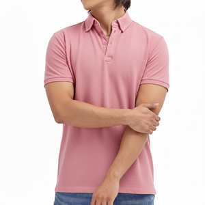 Camisa Formal de Hombre Talla Grande OEM, de Algodón Tejido, Manga Corta, Ajuste Cómodo, Uso Diario Informal, Bordado Personalizado - Product Image 1