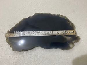 ขายส่งสีเทาอาเกตหินแก้วไวน์จานรองแก้ว - Product Image 4