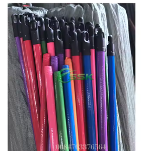 Wooden Broomstick <b>Mop</b> <b>Handle</b> Soft Flagged Bristle Eco-Friendly Durable 120cm 2.2cm Toilet Furniture Cleaning 2 in 1 Portable - Product Image 6