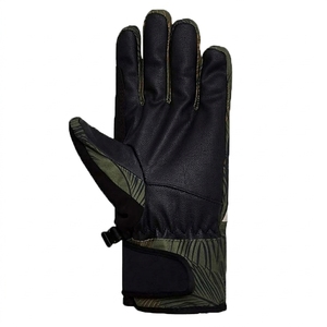 Gants de ski en cuir imprimé élégants, imperméables, coupe-vent, thermiques, à doigts complets, à enfiler, pour hommes, sports d'hiver sur neige - Product Image 5