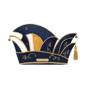 Chapeau de carnaval traditionnel fait main sur mesure en satin, casquette de prince pour déguisement de carnaval - Product Image 3