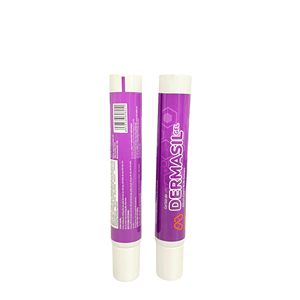 New Designs PE <b>Plastic</b> <b>Tube</b> D19 with Long Pointed Tip and One Layer Screw Cap Color Customizable Packaging Skincare Cream - Product Image 3