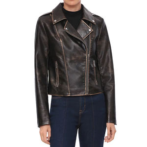 Veste sur mesure en cuir de mouton respirant pour femmes, fabriquée au Pakistan, finition solide, écologique, coupe-vent, de haute qualité - Product Image 3