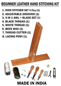 Outils de marquage sur cuir en acier robuste ANZ, fabriqués à la main en Inde avec garantie de 3 ans, type combiné, support personnalisé OBM - Product Image 2