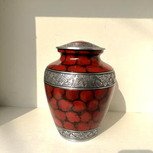 Urne funéraire en aluminium gravée sur mesure en gros pour adultes, capacité de 10 pouces, 200/220 pouces cubes, fournitures funéraires américaines - Product Image 3