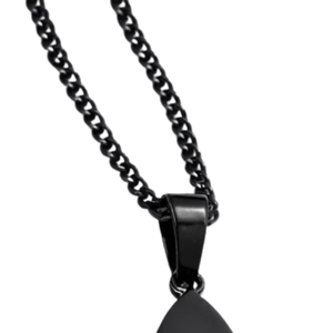   Collier en feuille de lierre noir pour femme, pendentif élégant inspiré des sororités, bijoux de mode, collier à breloques classique, cadeau - Product Image 2