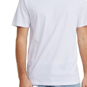 T-shirts Homme de Qualité Supérieure en Polyester/Coton Peigné Respirant Col en V Manches Courtes Décontracté Motif Logo Personnalisé Vente en Gros 2026 - Product Image 4