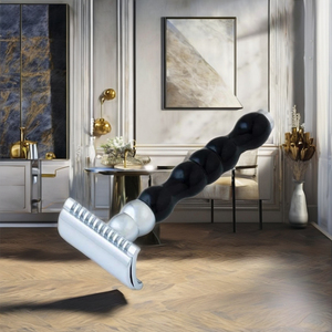 Wholesale Supplier Premium Quality Single Blade Stainless Steel Safety <b>Razor</b> with Brass Handle for <b>Men</b> Face Use Custom Logo - Product Image 1