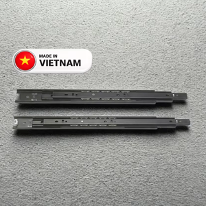 45mm Acero Moderno Cocina Dormitorio Hospital Undermount Telescópico Cajón Toboganes 3 pliegues Extensión completa para uso en apartamentos-Hecho - Product Image 1