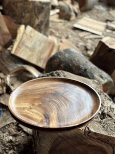 Hot Selling Eco-Friendly Custom Logo Wood Plate Tableware Europe Style for Christmas Parties <b>Top</b>-<b>Table</b> <b>Decor</b> Minimum Order - Product Image 3
