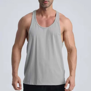 Débardeur de Performance pour Hommes en Gros, 100% Coton, Col Rond, Anti-Transpiration, pour Entraînement en Salle de Sport, Léger, Vêtement de Fitness, Sport d'Été - Product Image 6