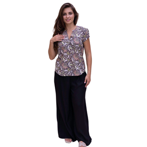 Camisa Estampada para Mujer, Blusa Casual al por Mayor para Colección de Moda Minorista - Product Image 1