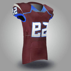 Factory Manufacturers American Football Jersey High Quality Customizable Heat-Transfer Printed Plus Size Adult Unisex 100% - Product Image 5