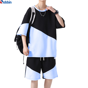 Conjunto de Verano Personalizado de Ropa Urbana para Hombre, Camiseta y Pantalones Cortos Transpirables de Alta Calidad, Conjuntos de Camiseta para Hombre, Estilo Urbano Juvenil - Product Image 2