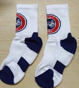 Vente en gros de chaussettes de sport d'athlétisme antidérapantes pour le football soccer chaussettes d'athlétisme antidérapantes imprimées numériquement - Product Image 2