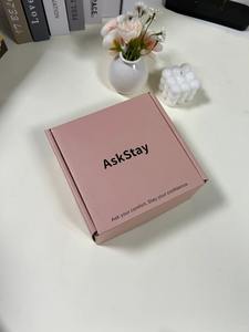 Boîtes d'expédition en carton ondulé personnalisées pour emballages cadeaux de produits roses - Product Image 5