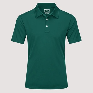 เสื้อโปโลแขนสั้นสีฟ้าอ่อนสำหรับผู้ชาย ผ้าปิเก้ถักจากผ้าฝ้าย ระบายอากาศได้ดี สวมใส่สบาย ทรงปกติ ดีไซน์กระดุม สีพื้น - Product Image 6