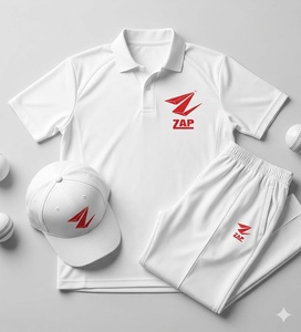 ZAP SPORTS Cricket Uniform Set Custom Team Jersey Trousers Durable Nylon Fabric <b>Light</b> Weight for Professional Match Training - Product Image 5