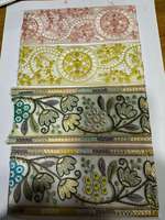 Tissu de dentelle brodée de qualité supérieure pour robe, garniture en dentelle brodée, décoration de vêtements, fourniture d'usine textile.