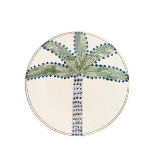 Plateau de service en métal émaillé tendance, style vintage, pour la maison et la cuisine, personnalisable en taille, forme, couleur et motif - Product Image 1