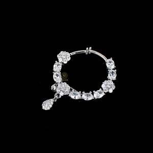 Yani CZ Designer Titanium Nose Ring Stud for Children - Product Image 5
