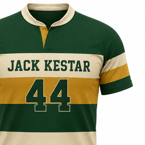 Professional Rugby Uniform Jersey and <b>Shorts</b> Set, Fully Customizable Team Kit with Moisture Wicking Fabric for Competitive Play - Product Image 3