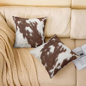 Housse de coussin en coton à motif animalier, rectangulaire, style nordique, décoration d'intérieur, respirante, imprimée, fermeture enveloppante - Product Image 5