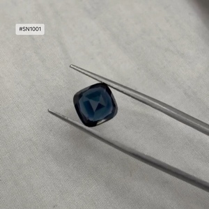 2026 Espinela Azul Natural, Corte Cojín Cuadrado, Tamaño Libre, 4.04CT, Grado 3A, Gema Suelta para Anillos, Colgantes, Pendientes y Fabricación de Joyas - Product Image 2