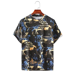 T-shirt surdimensionné en sublimation 100% coton de haute qualité pour hommes avec impression personnalisée, t-shirt uni en sublimation - Product Image 1