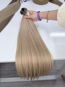 100% Unprocessed Human Vietnam Virgin Hair No <b>Tangle</b> and No Shedding Hair Bundle With Wholesale Price 613 Mix Color - Product Image 2