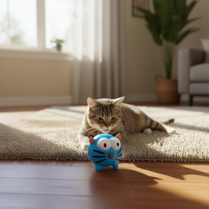 Yommy <b>Cat</b> Face Pet <b>Toy</b> 6.8cm For <b>Cats</b> <b>Interactive</b> Play - Product Image 3