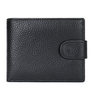 Portefeuille en cuir de haute qualité personnalisé, fabrication directe d'usine, léger, durable, fin, pour homme, produit tendance haut de gamme - Product Image 3