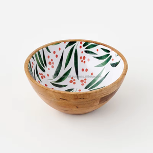 Tazón de Madera con Diseño Impreso, Plato Decorativo Hecho a Mano con Diseño Personalizado, la Mejor Calidad por Artesanos - Product Image 6