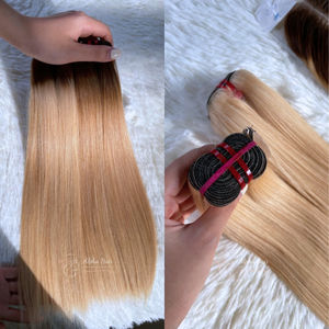 Extensiones de Cabello Remy Vietnamita Súper Doble Trama, Liso Espejo, Textura Preciosa, Suave, Precio de Fábrica, Paquetes de Tejido - Product Image 3