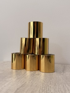 ฟอยล์ปั๊มร้อนพรีเมียมสีทองแบบม้วน ฟิล์มถ่ายโอนความร้อนความเร็วสูง พร้อมผิวมันวาวเมทัลลิก สำหรับบรรจุภัณฑ์หรูหรา - Product Image 3