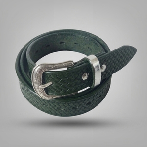 Ceinture décontractée tendance en cuir véritable épais pour femme, boucle à cadre carré en cuir de vachette, écologique, longueur réglable - Product Image 3