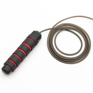 Corde à sauter rapide réglable pour fitness, entraînement, boxe, gym, cardio et exercices en salle de sport, avec câble en PVC - Product Image 3