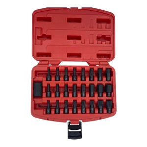 Juego de 25 Puntas de Atornillar Hexagonales de 3/8"(35mm) con Adaptador de 1/2" - Product Image 1