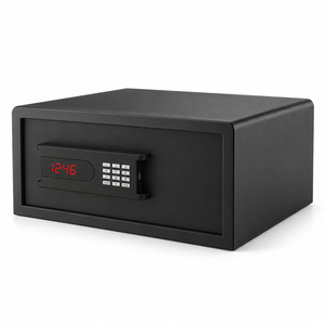 Caja Fuerte Electrónica Digital Negra Maitry International con Cerradura de Teclado, Almacenamiento Seguro para Hoteles - Product Image 6