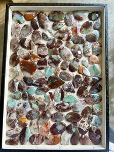 Venta al por mayor de cabujones de Aquaprase azul pulidos a mano InfinityStones, gemas naturales sueltas para joyería, cabujones semipreciosos a granel - Product Image 5