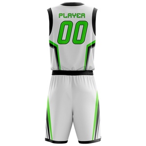 Conjunto de Uniforme de Baloncesto Personalizado Unisex, Camiseta y Pantalones Cortos, Sublimación Completa, Transpirable, de Secado Rápido - Product Image 3