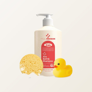 Fabricants de produits capillaires WB Korean K-Beauty Polmedison Kids Ato Bath Shampoo Parfum Bubblegum 1077ml Fabriqué en Corée - Product Image 1