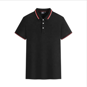 2024 nueva adición forrada cuello polo hombres camisa corta de secado rápido Polo clásico Parque cómodo y casual polos masculinos - Product Image 5