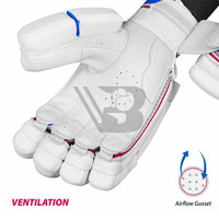 Nouveauté, gants de cricket sur mesure de qualité supérieure, confortables, respirants, en PC/cuir/PVC, pour toutes les saisons